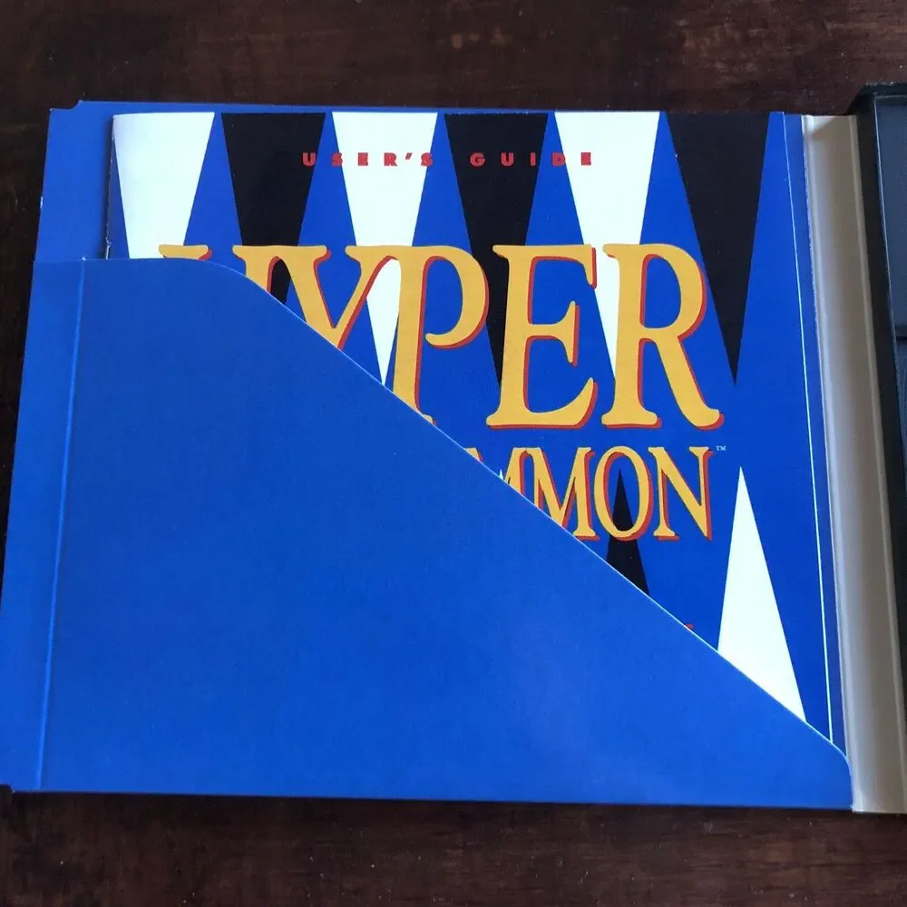 Hyper-Backgammon / Game of Lightning Speed PC MS-DOS 1992 Hugh Sconyers